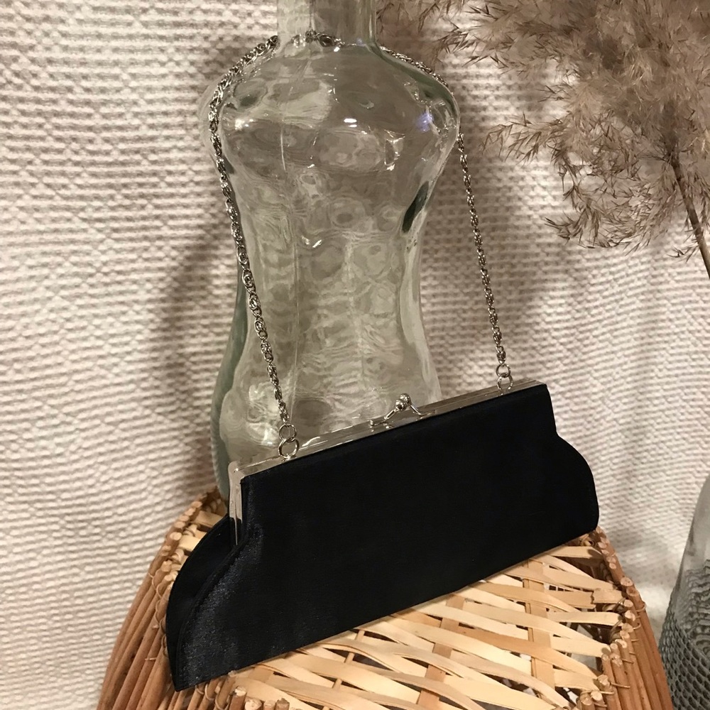 Satin and Silver purse